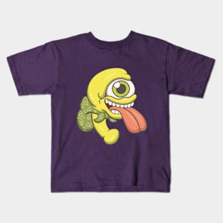 green cyclops Kids T-Shirt